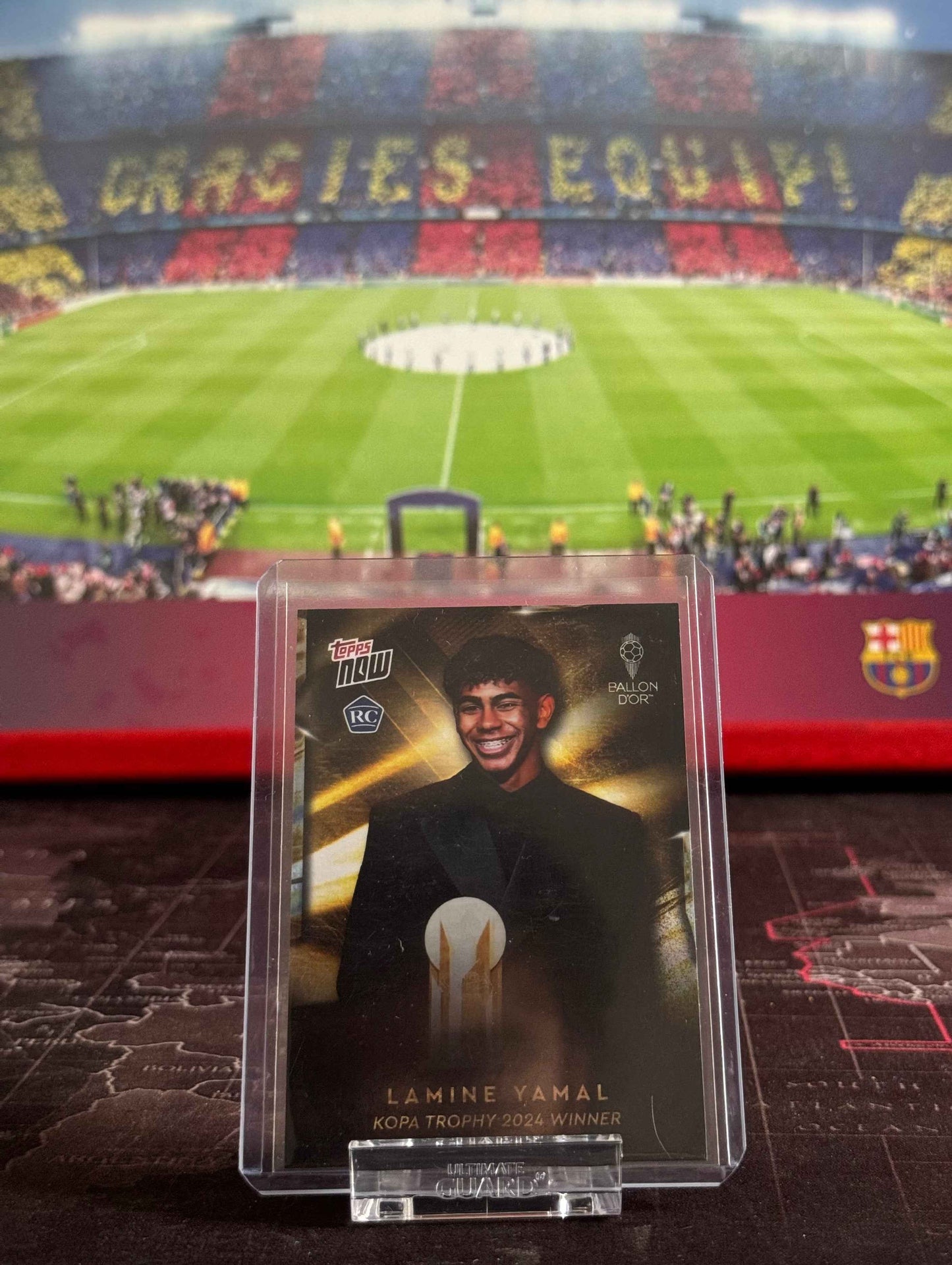 Lamine Yamal RC Kopa Trophy Winner Topps Now