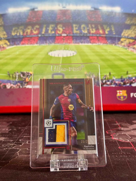 Raphinha Parche Match-Worn /25 Topps Museum