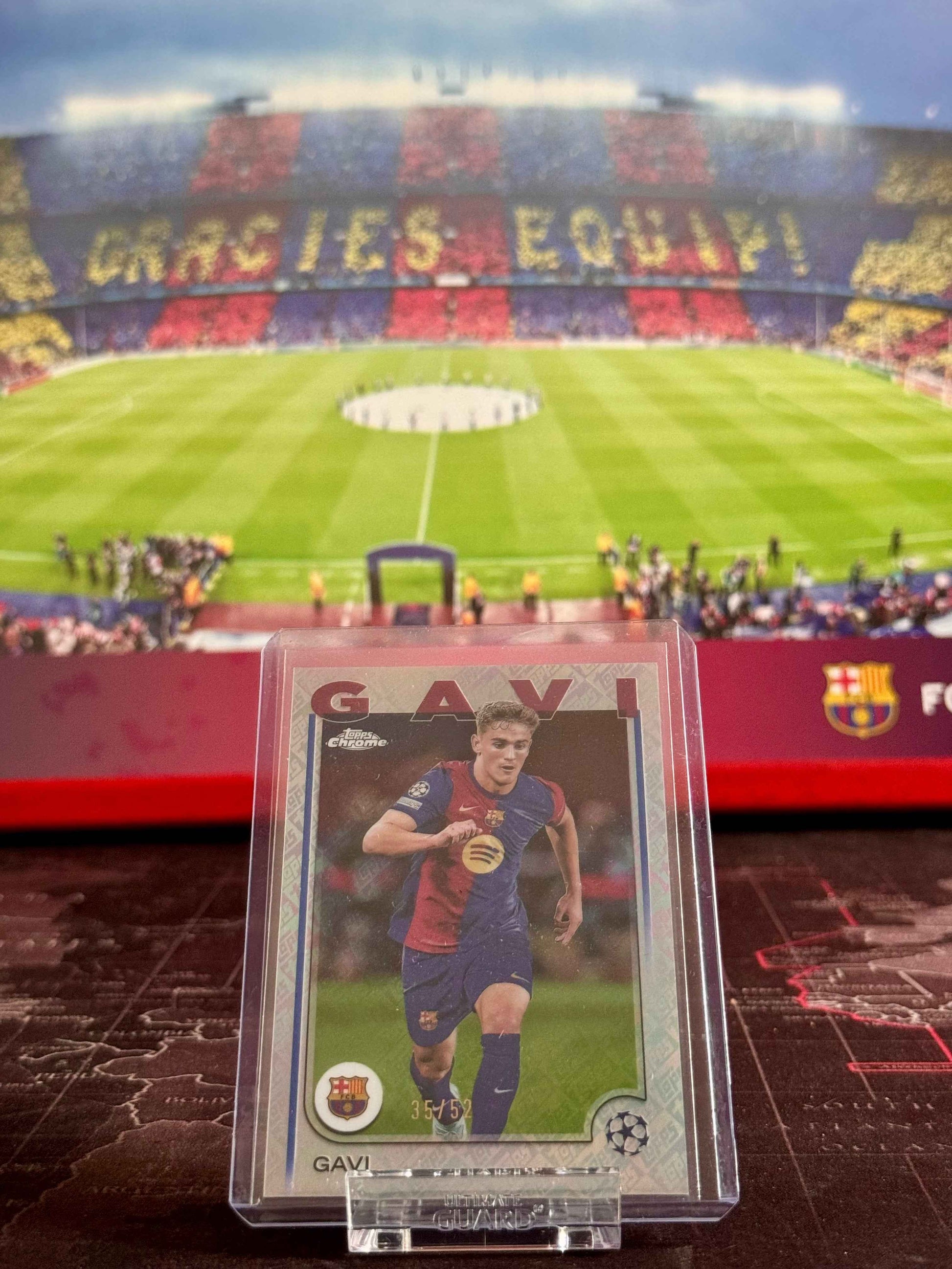 Gavi Toppsfractor /52 Topps Chrome