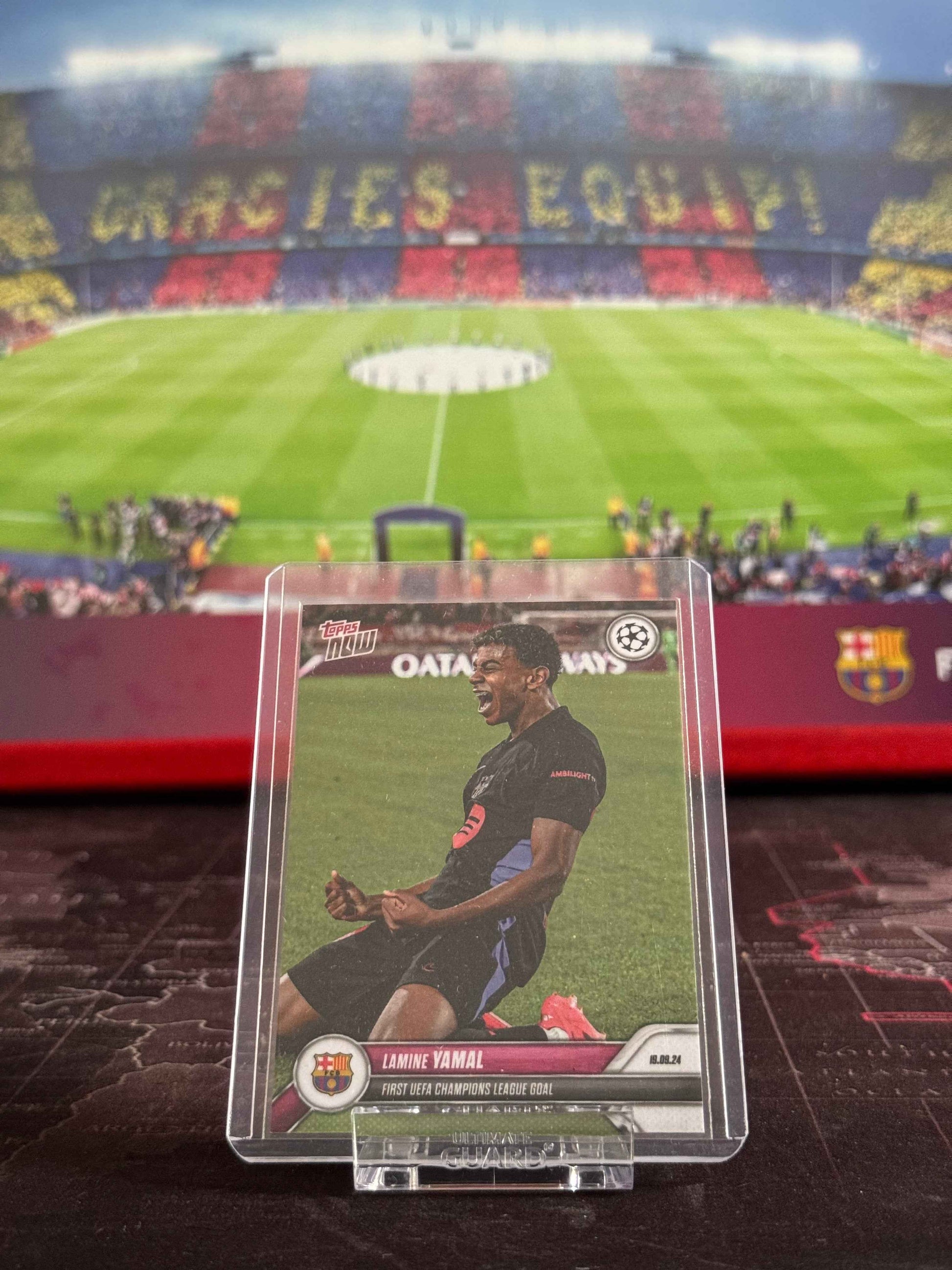 Lamine Yamal Champions League Topps Now