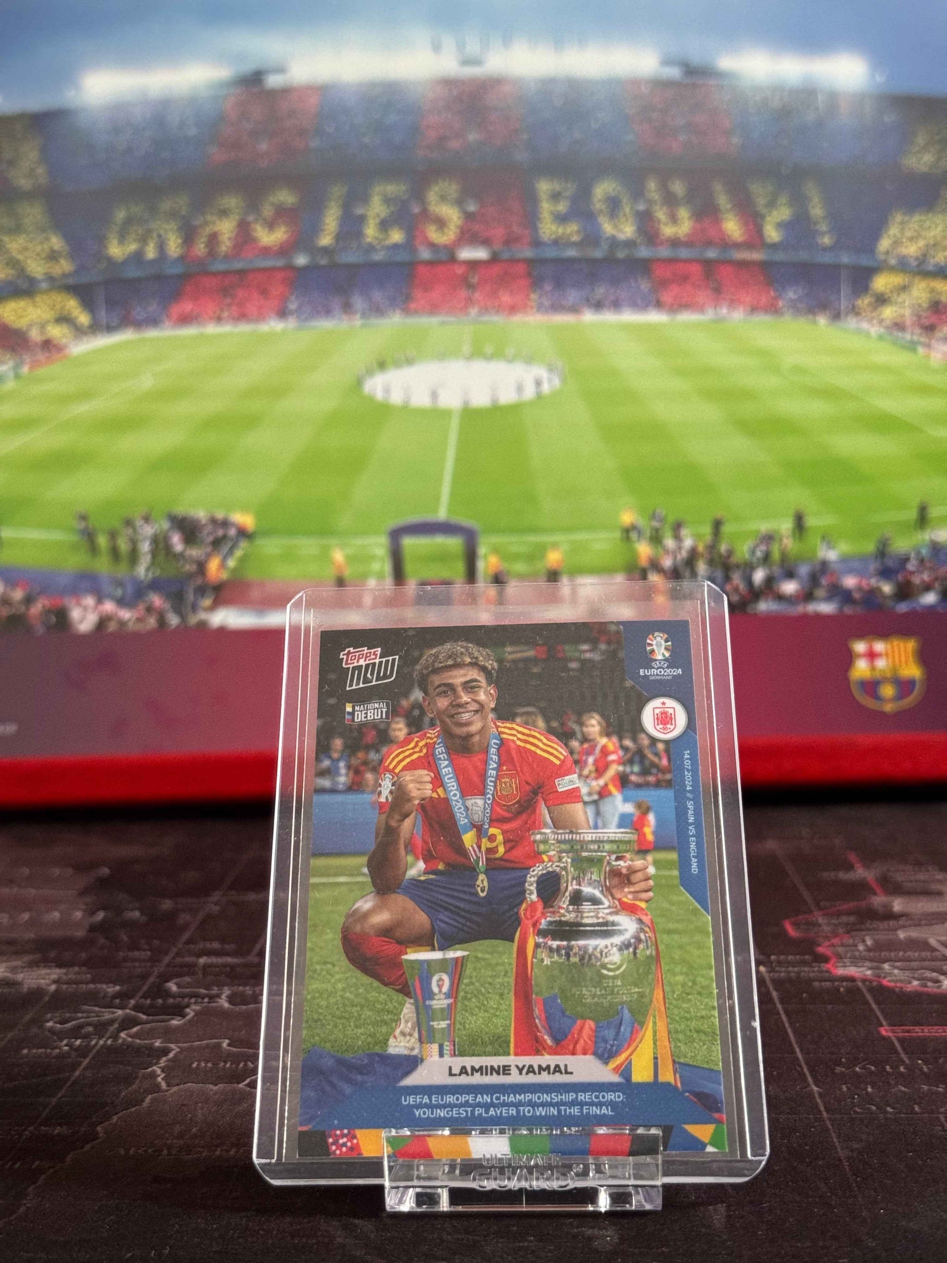 Lamine Yamal Euro 2024 Topps Now